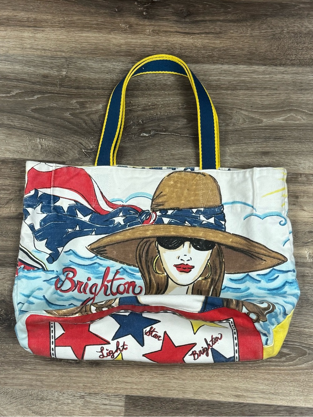 Brighton Chic Ahoy Canvas Tote Bag